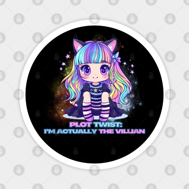 Anime Energy: Bold, Vibrant, and Full of Style Magnet by Steve